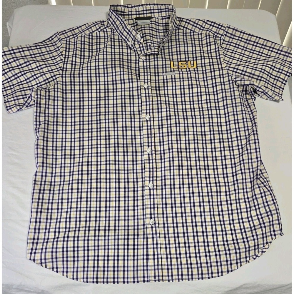 Columbia Men's XL Button-Down Shirt LSU Tigers